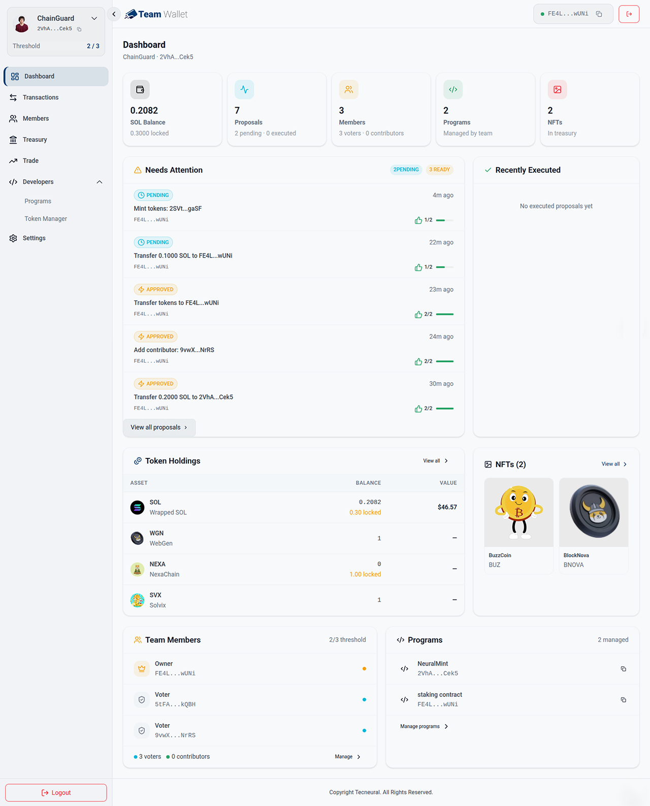 TeamWallet -A Multi-User Crypto Wallet gallery image