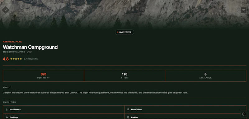 Campgrounder- Find Your Perfect Campsite screenshot 3