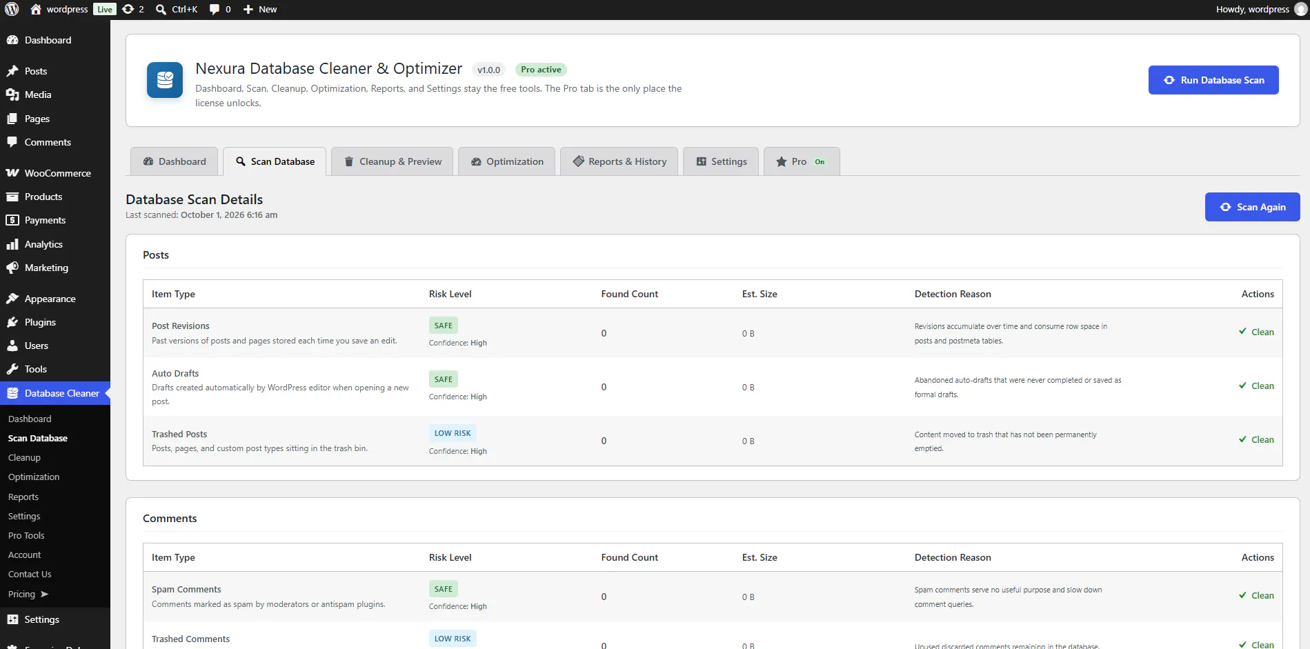 Nexura Database Cleaner & Optimizer gallery image