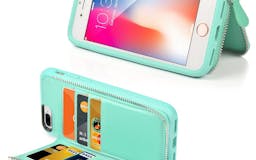 Phone case with zipper wallet media 1