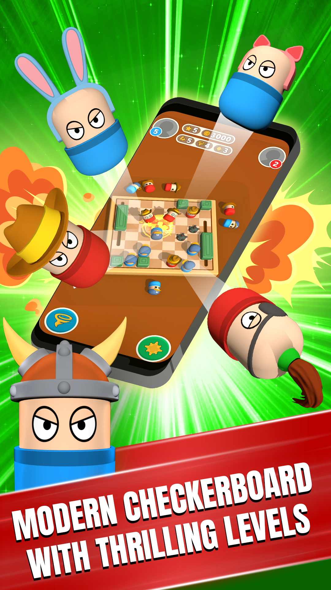 Chapayev 2 - Checkers 3D Board Game gallery image