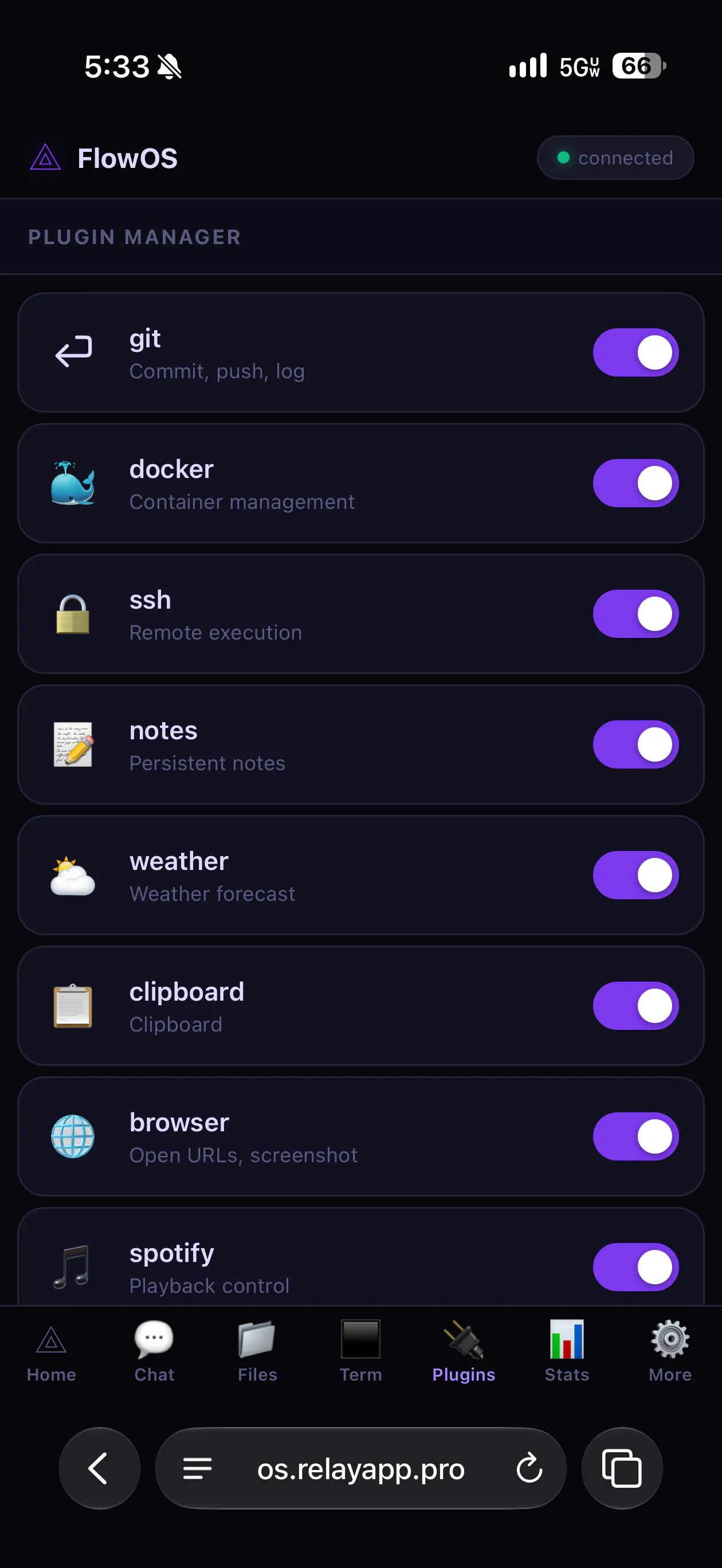 Project Aquarius — FlowOS Desktop gallery image