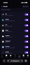 Project Aquarius — FlowOS Desktop gallery image