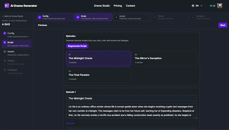 AI Drama Generator screenshot 3