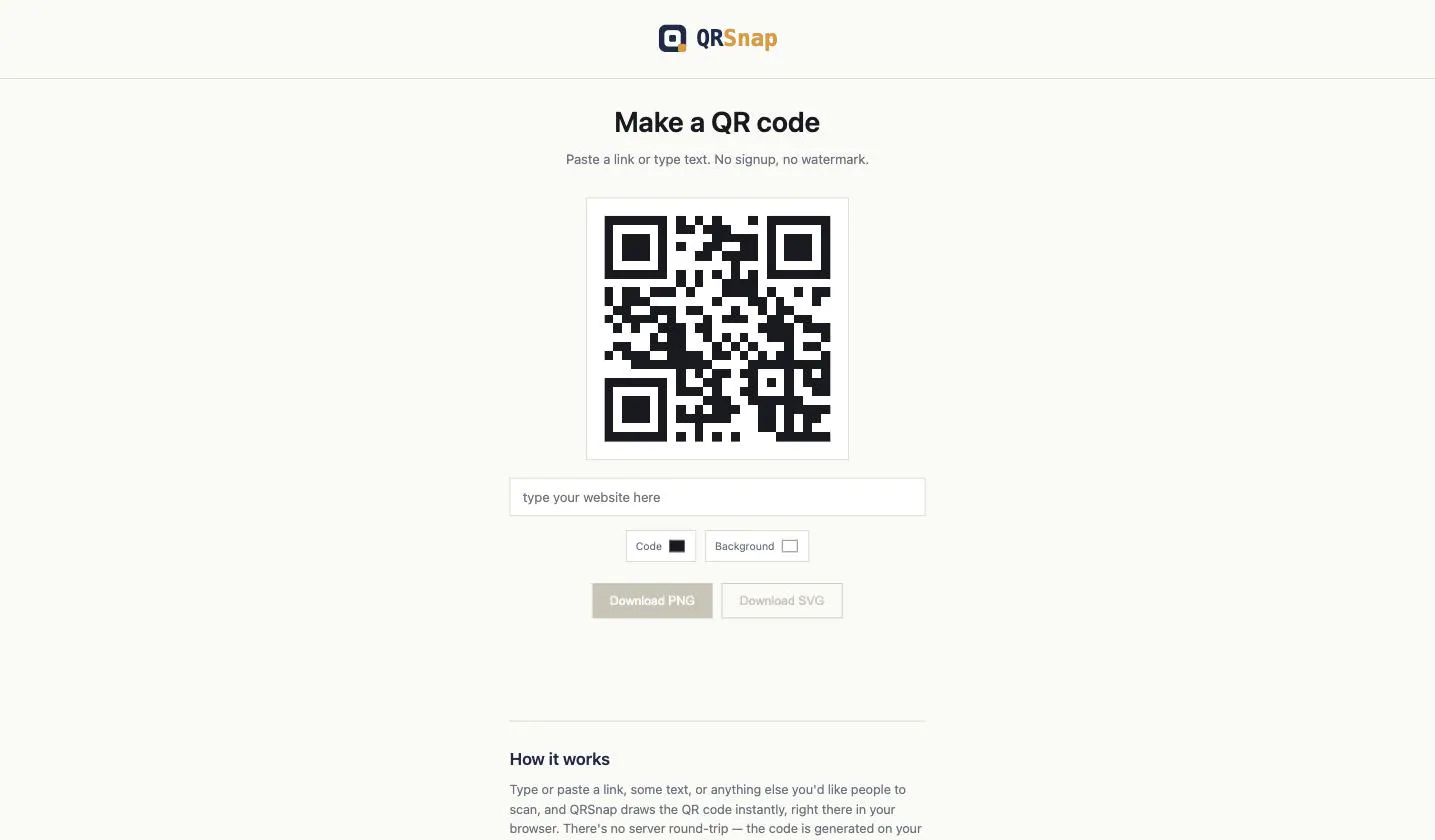 QRSnap gallery image