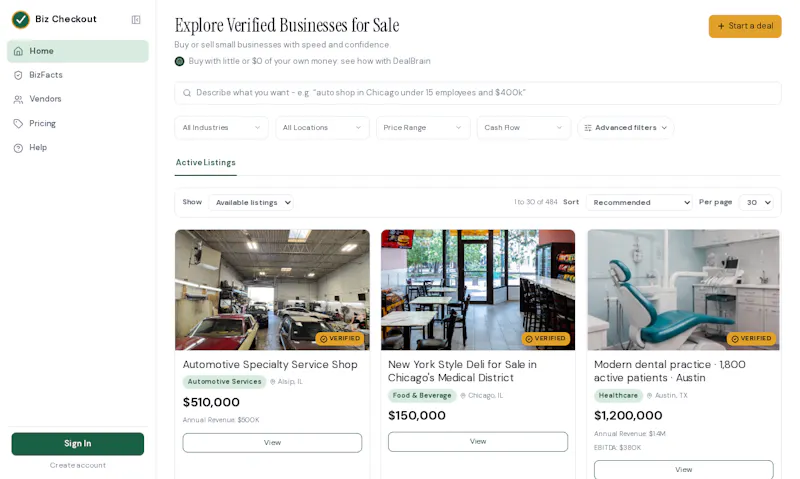 DealBrain by Biz Checkout screenshot 2