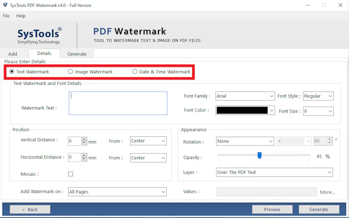 SysTools PDF Watermark Creator gallery image
