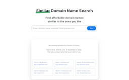 Smartynames Similar Domain Name Search media 2