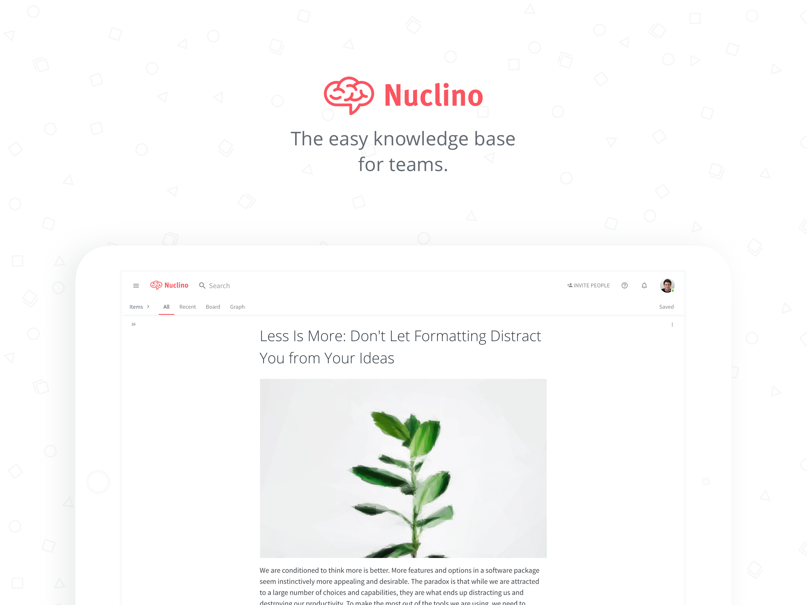 Nuclino for iOS gallery image