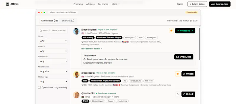 Afflemi screenshot 4