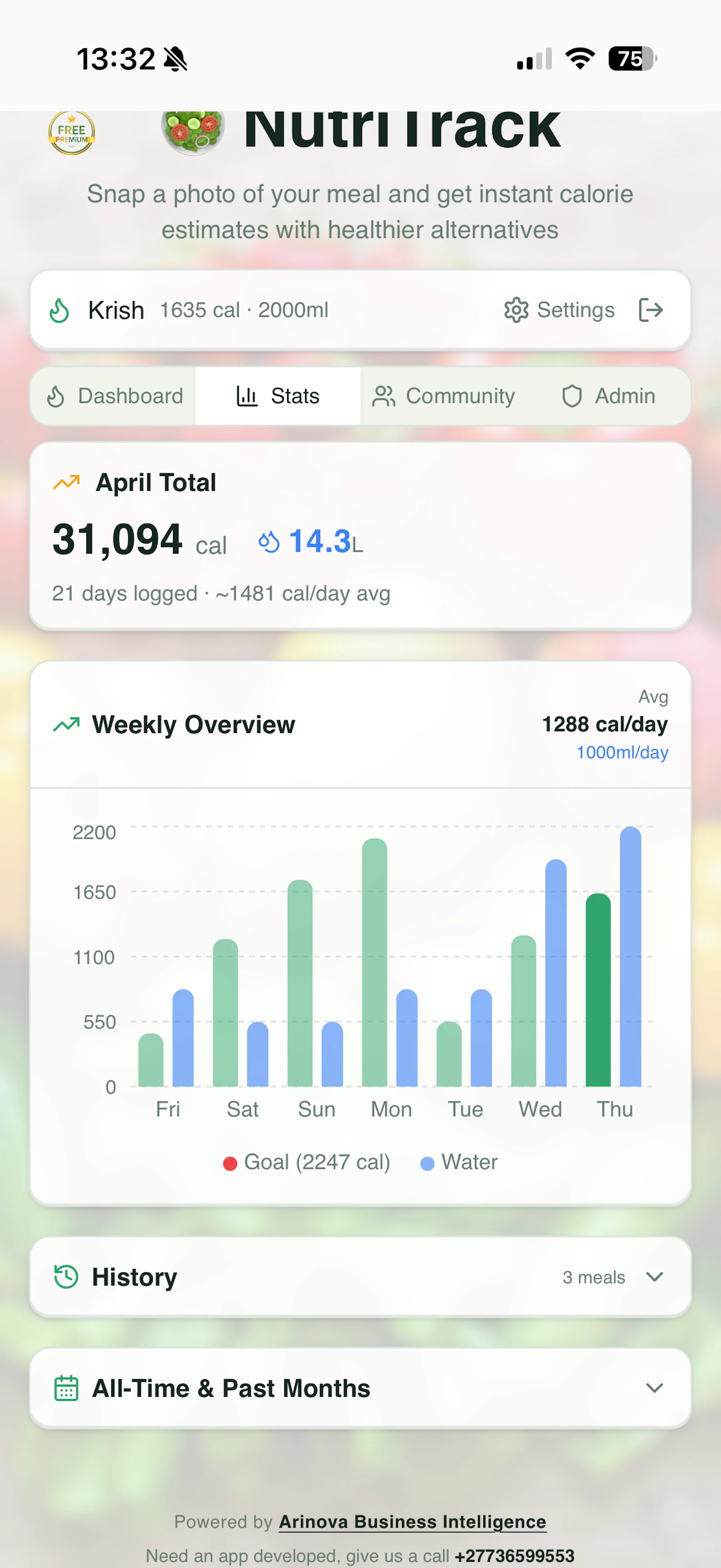 NutriTrack screenshot 3