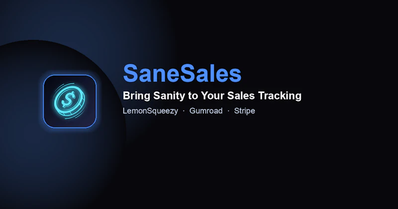 SaneSales screenshot 1