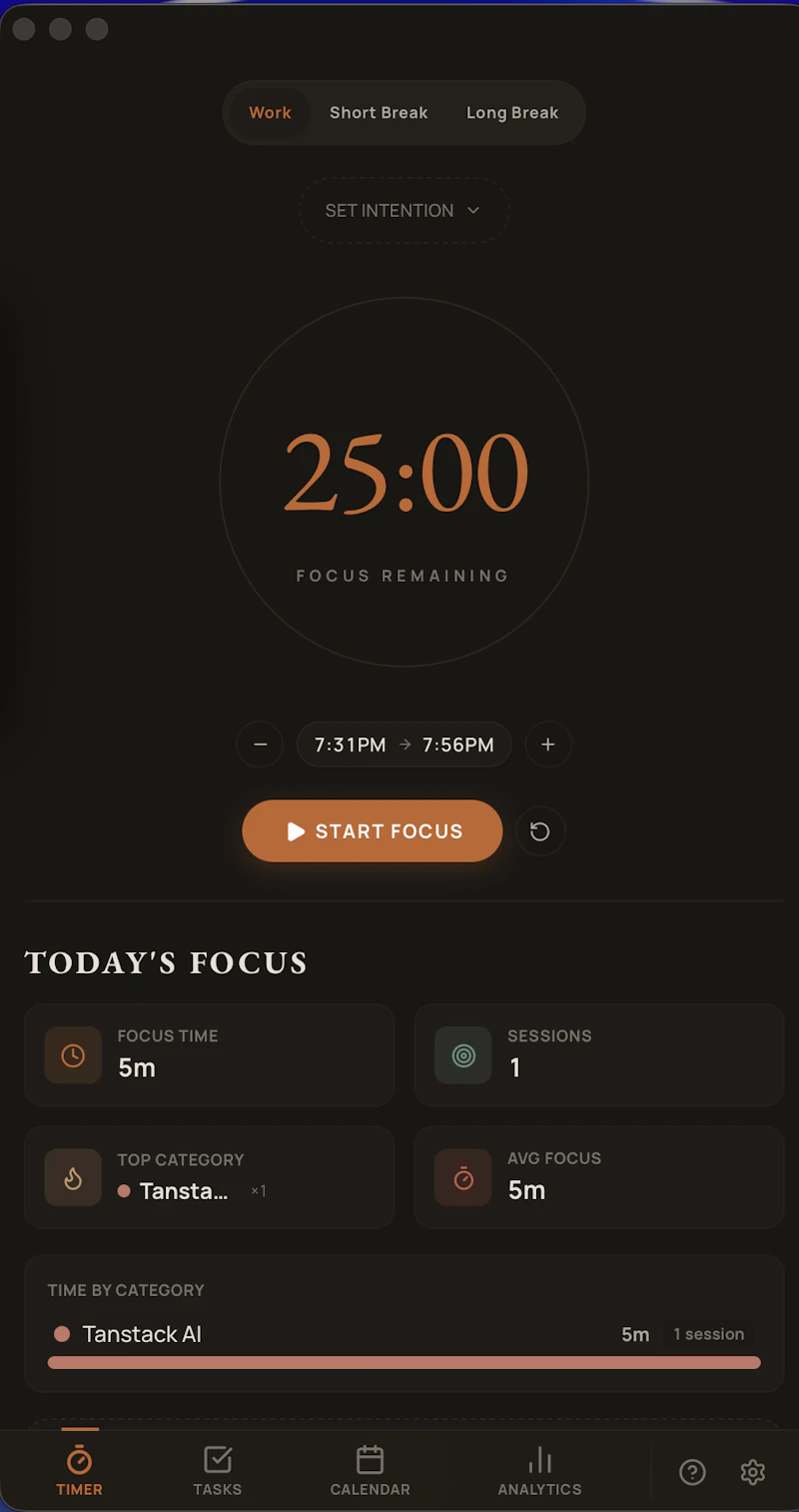 Kairos‑Pomodoro screenshot 7