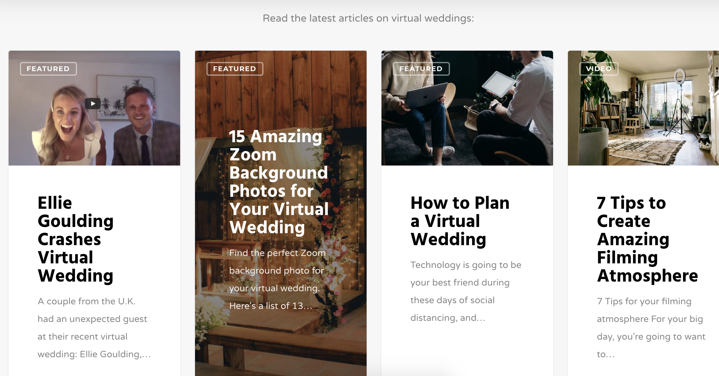 Virtual Wedding gallery image