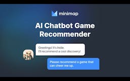 Minimap AI: Game recommendation chatbot media 1