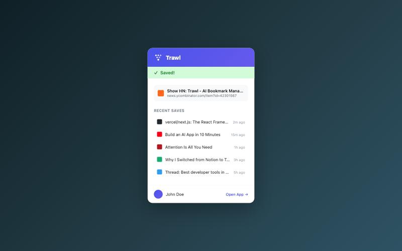 Trawl - Screenshot 4 showing product features and functionality