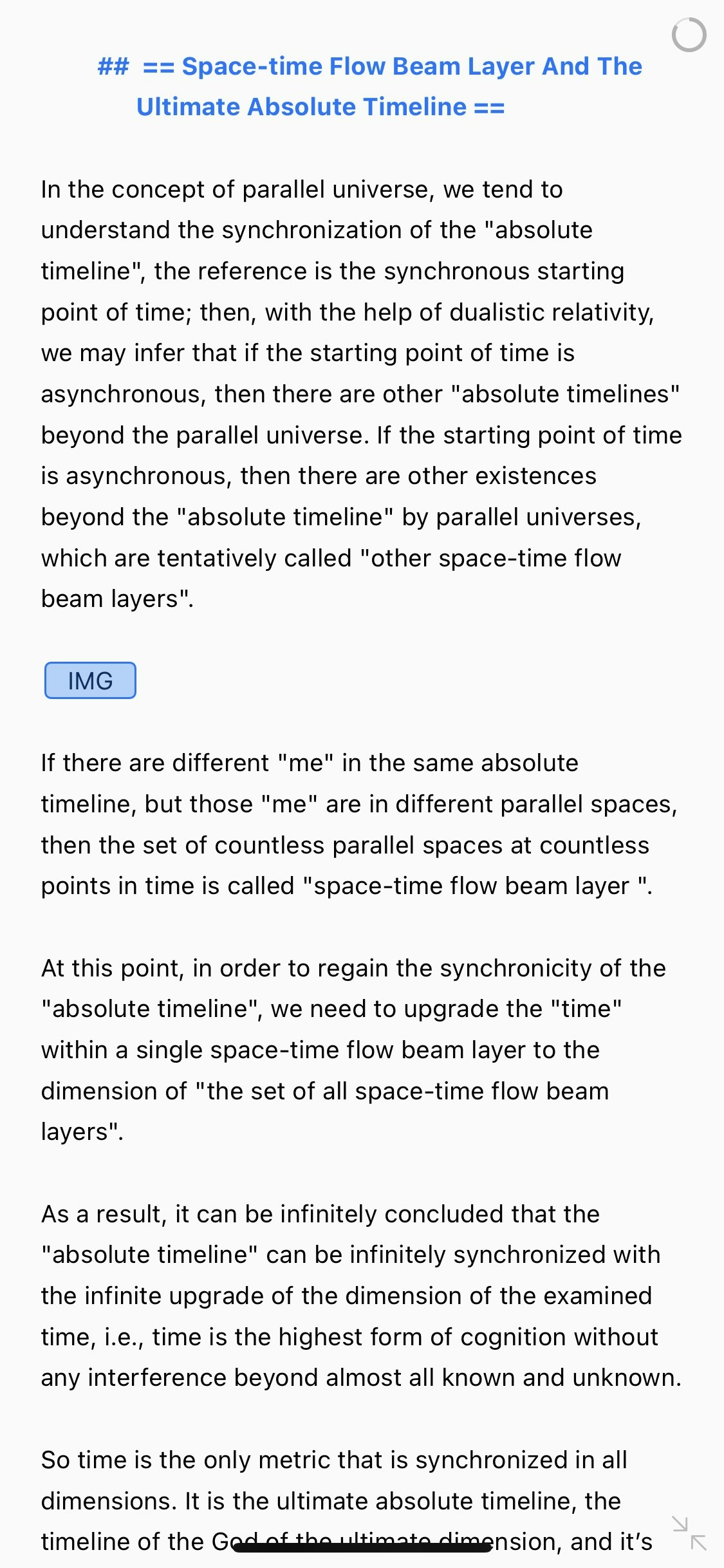 The Prehistory Hypothesis Of Universe gallery image