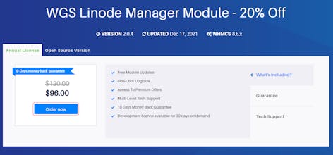 WGS Linode Manager Module gallery image