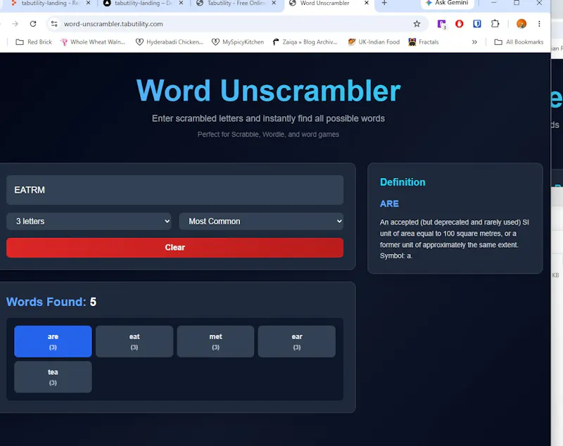 Word Unscrambler screenshot 3