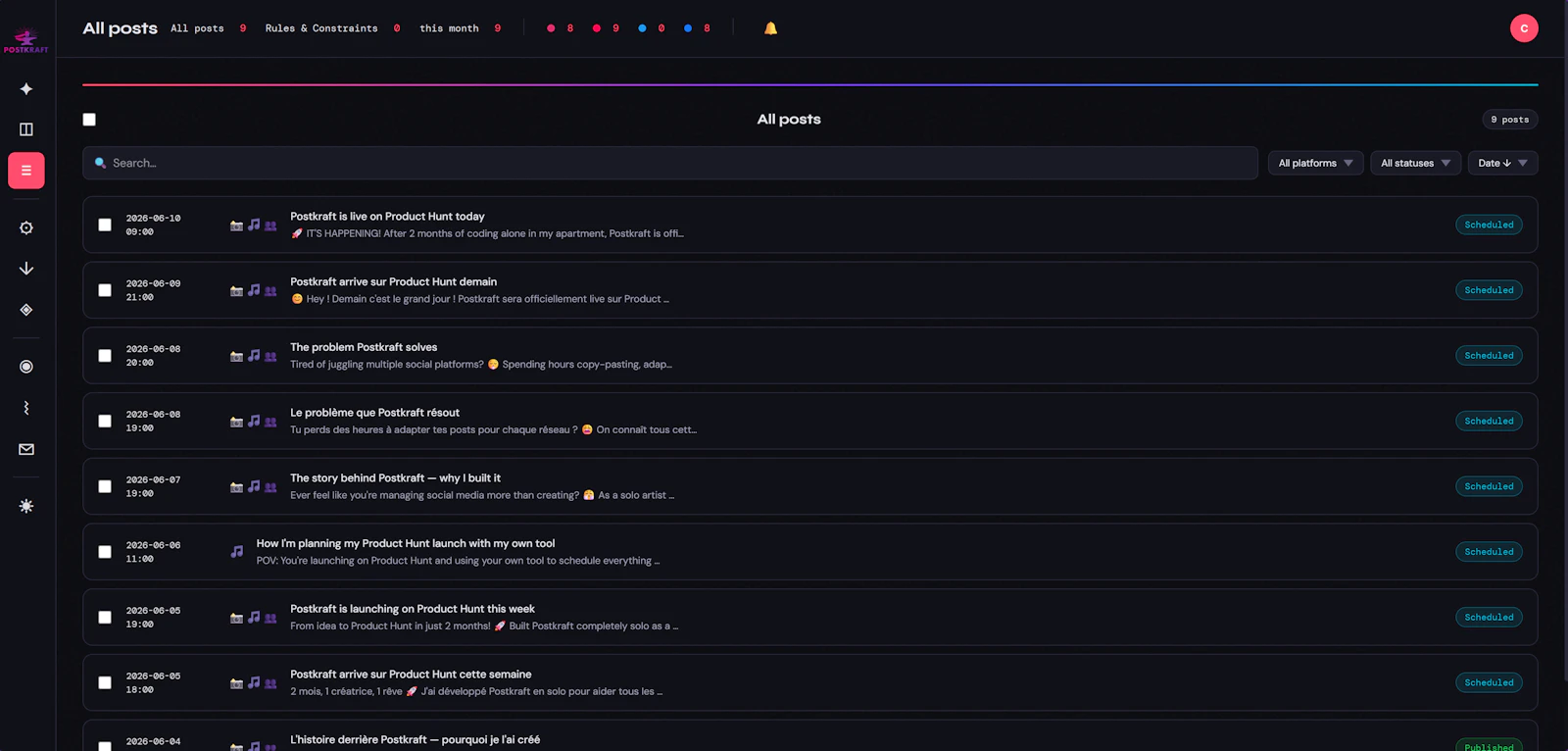 Postkraft screenshot 5