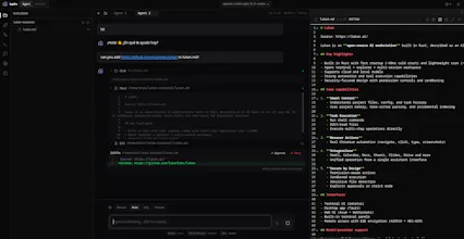 Lukan AI Agent, IDE and workstation. gallery image