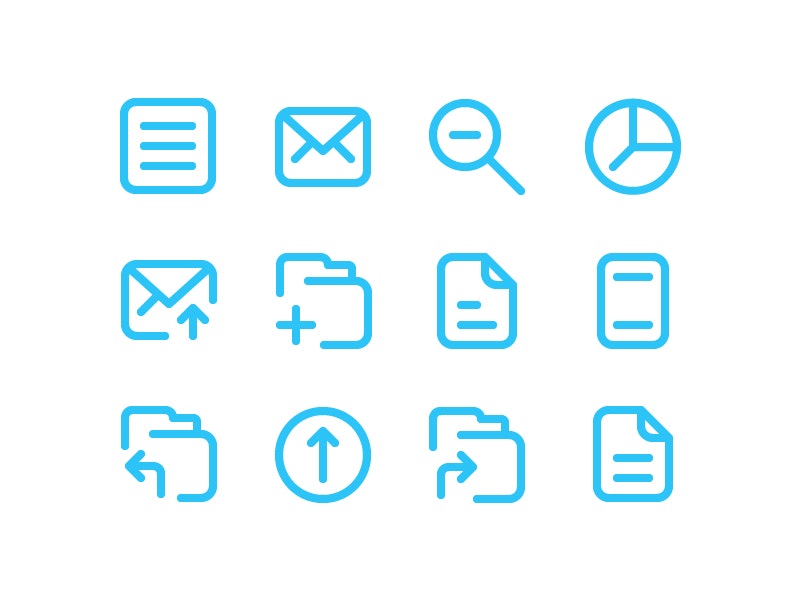 100 Free Essential icon set for designer gallery image