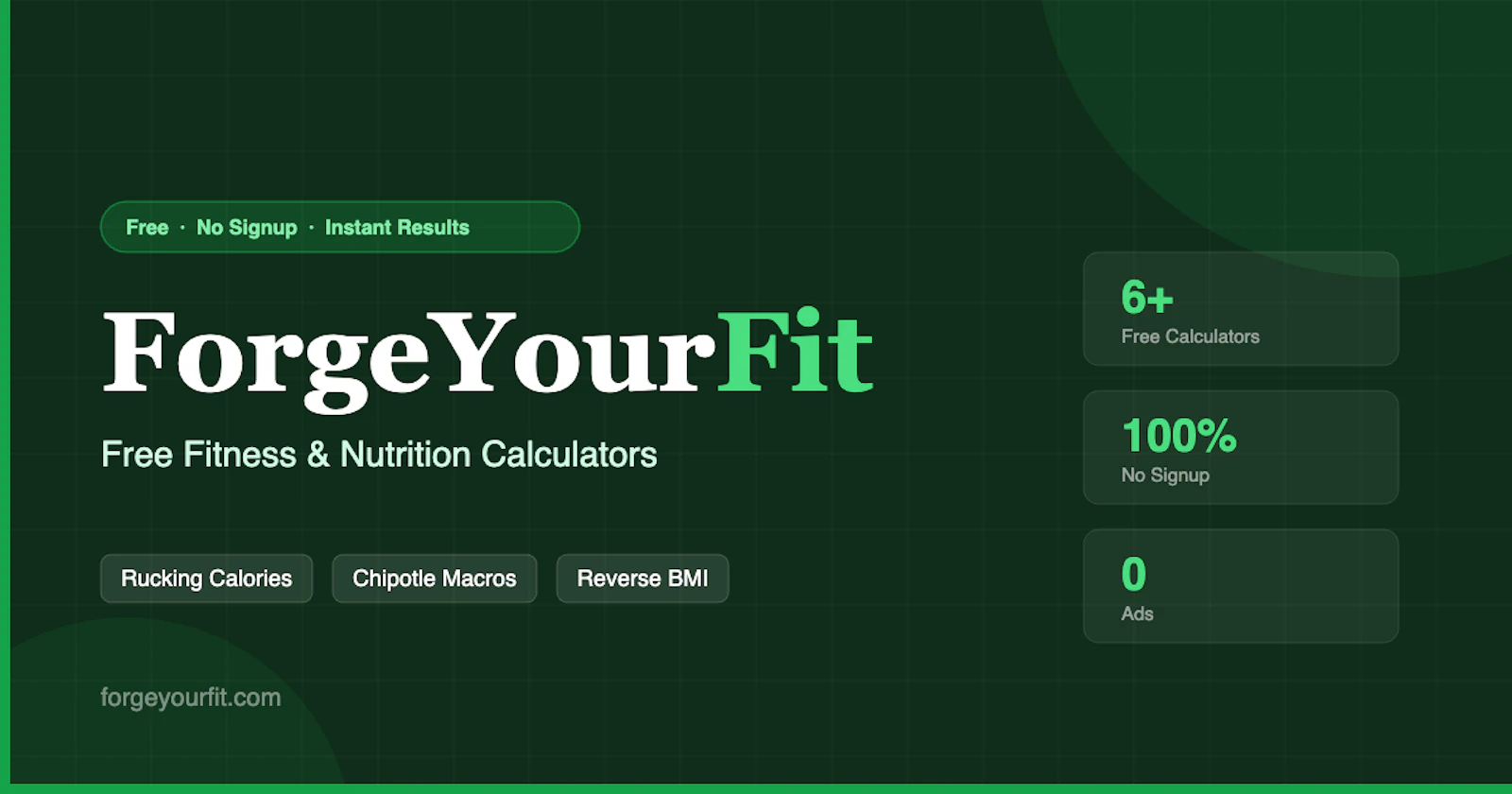 ForgeYourFit screenshot 1