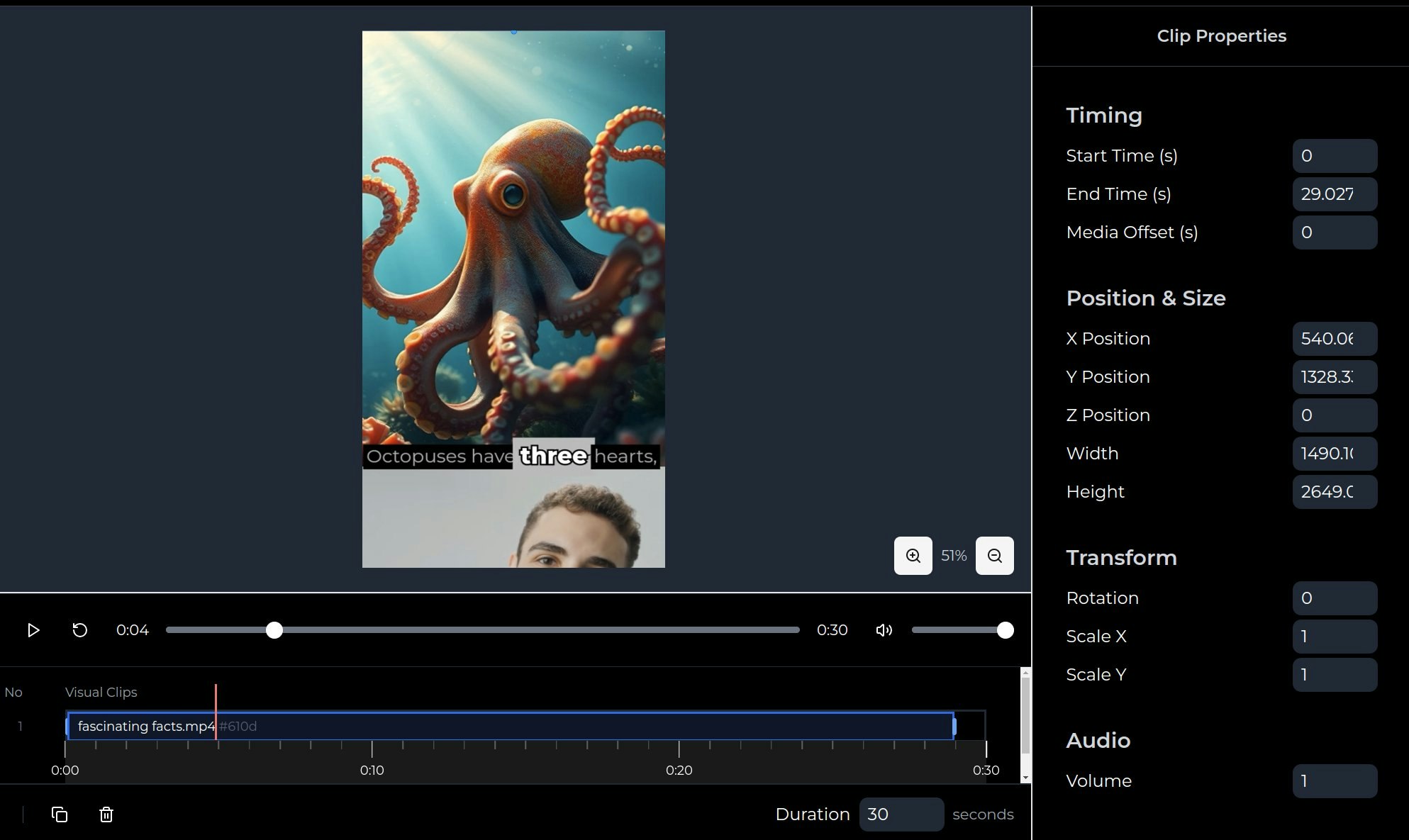 Videoaiditor - Videobewerking en rendering als API. media 4