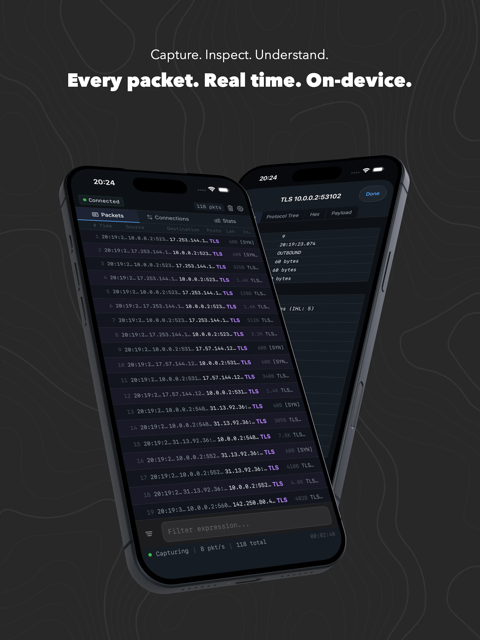 ByteSniffer screenshot 1