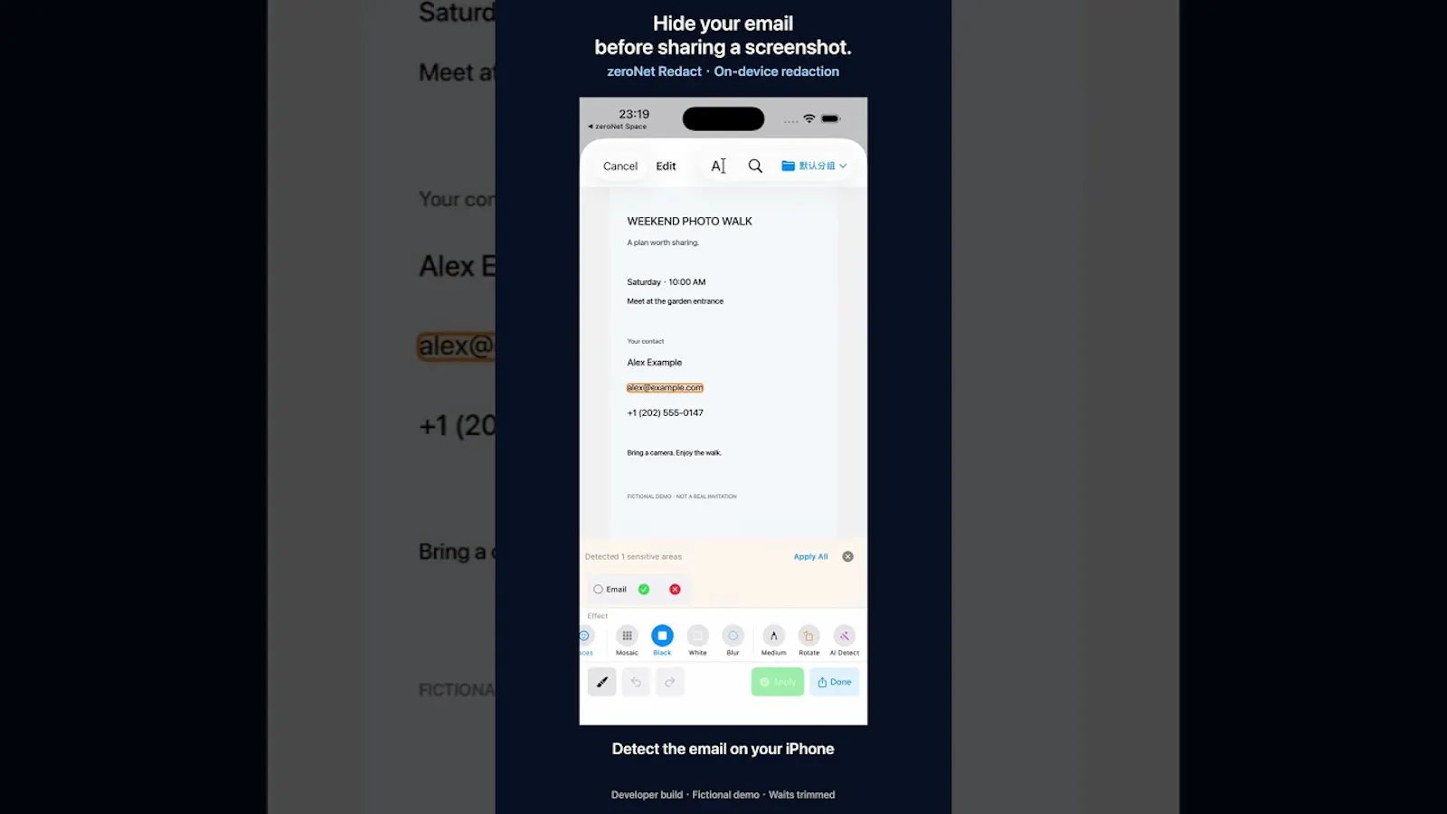 zeroNet Redact screenshot 1 (video preview)