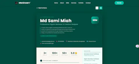 My Personal Portfolio Website SRM卝SAMIヅ gallery image