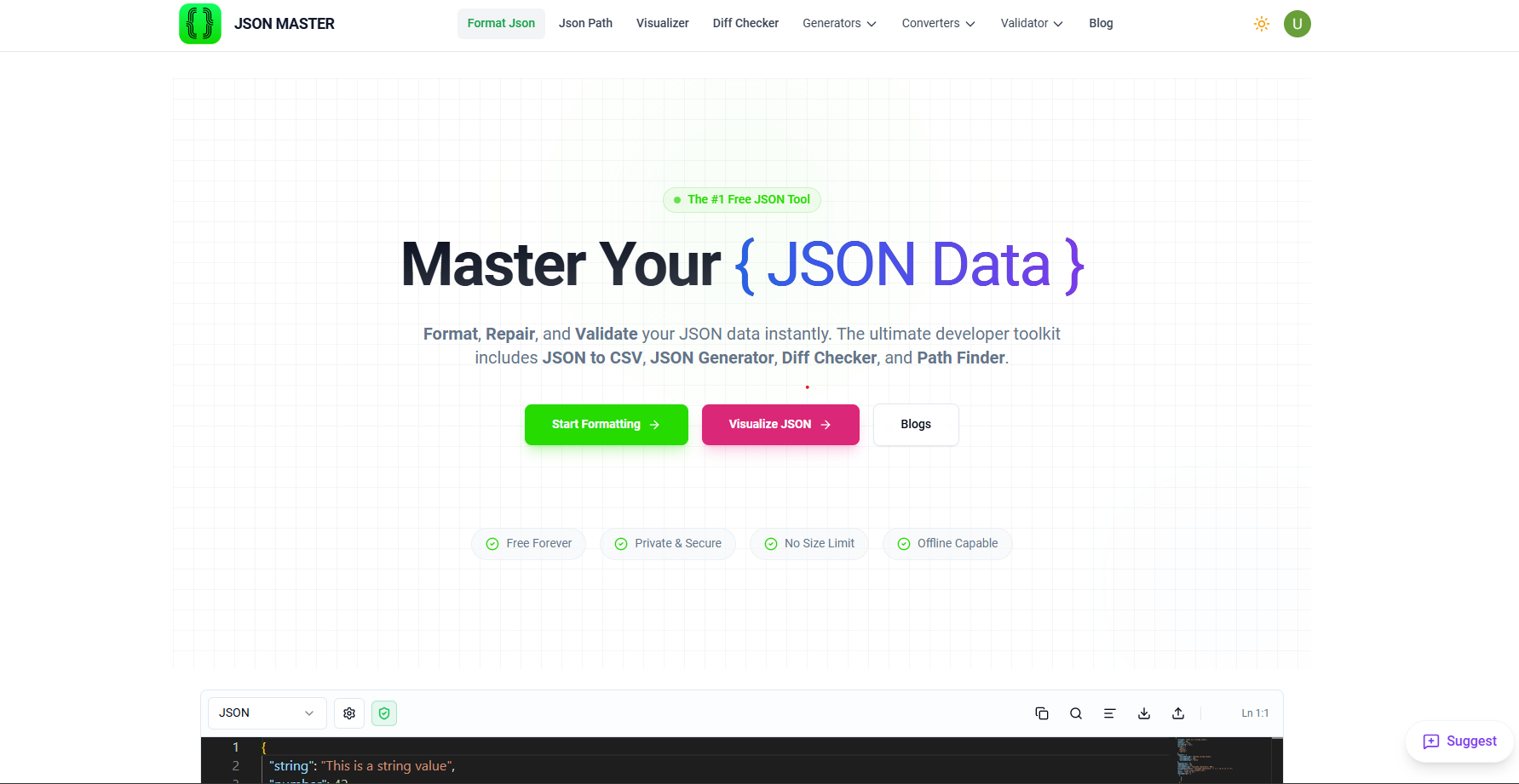 JSONMASTER