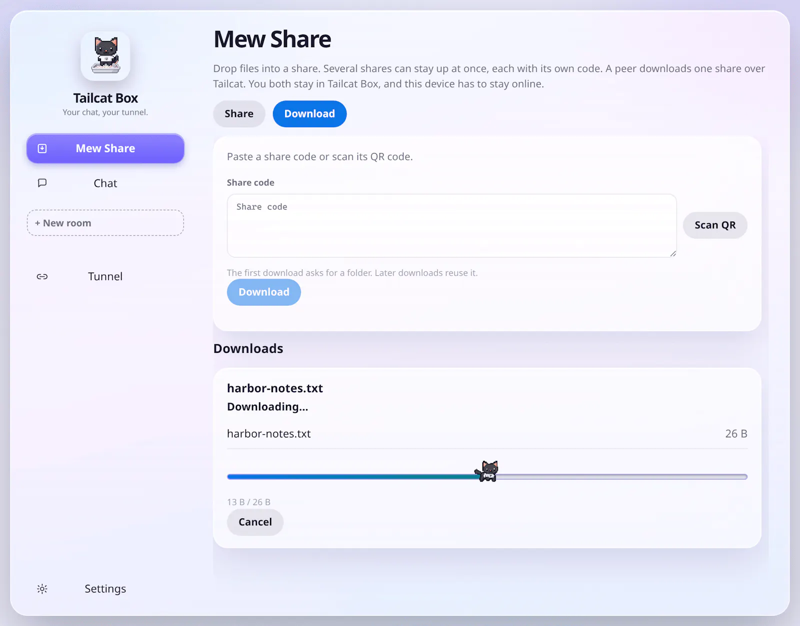 TailcatBox screenshot 4