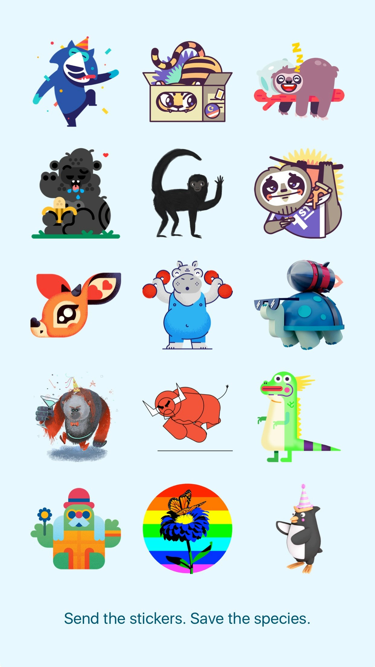 The Earth Day Stickers for iMessage gallery image