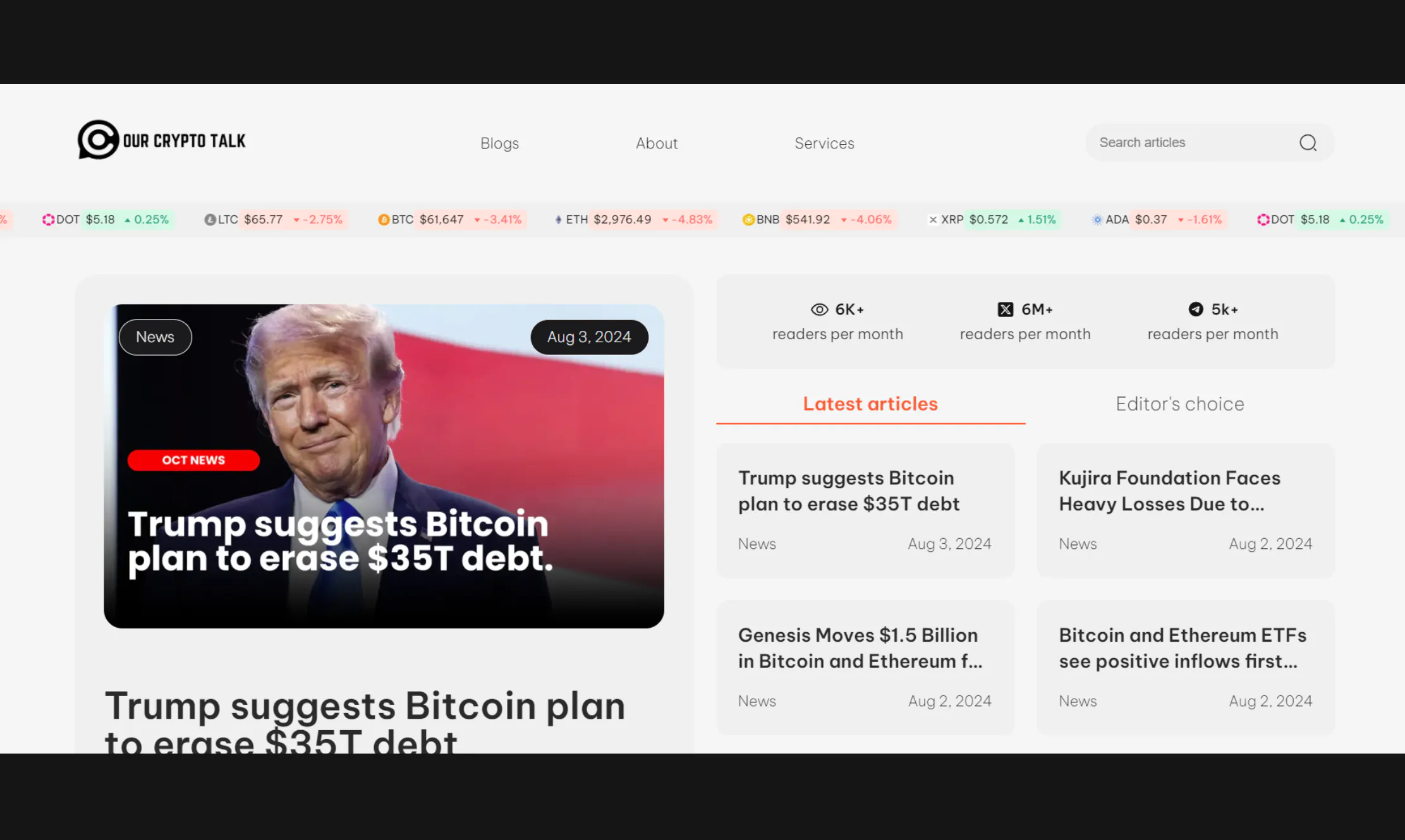 Our Crypto Talk gallery image