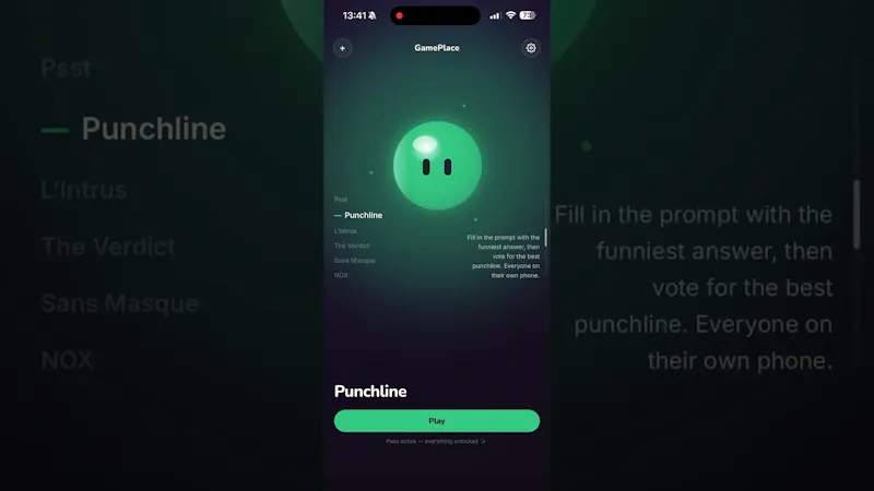 GamePlace screenshot 1 (video preview)