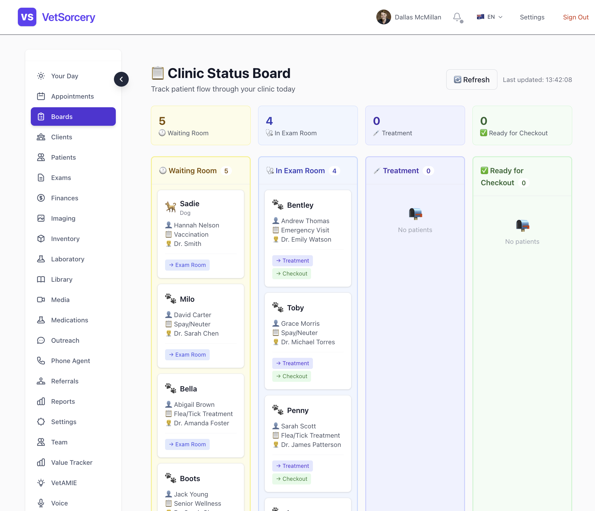 VetSorcery - Screenshot 5 showing product features and functionality