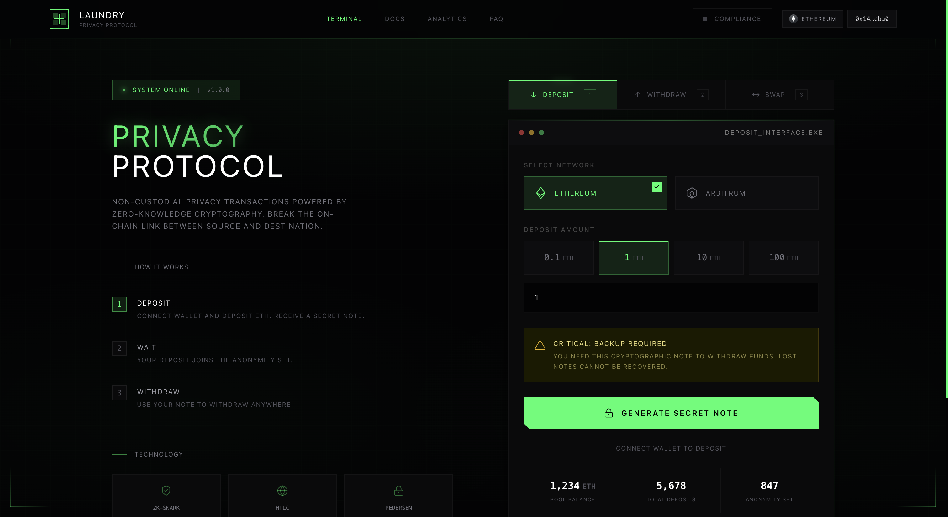 Laundry - Main product screenshot demonstrating key features and user interface