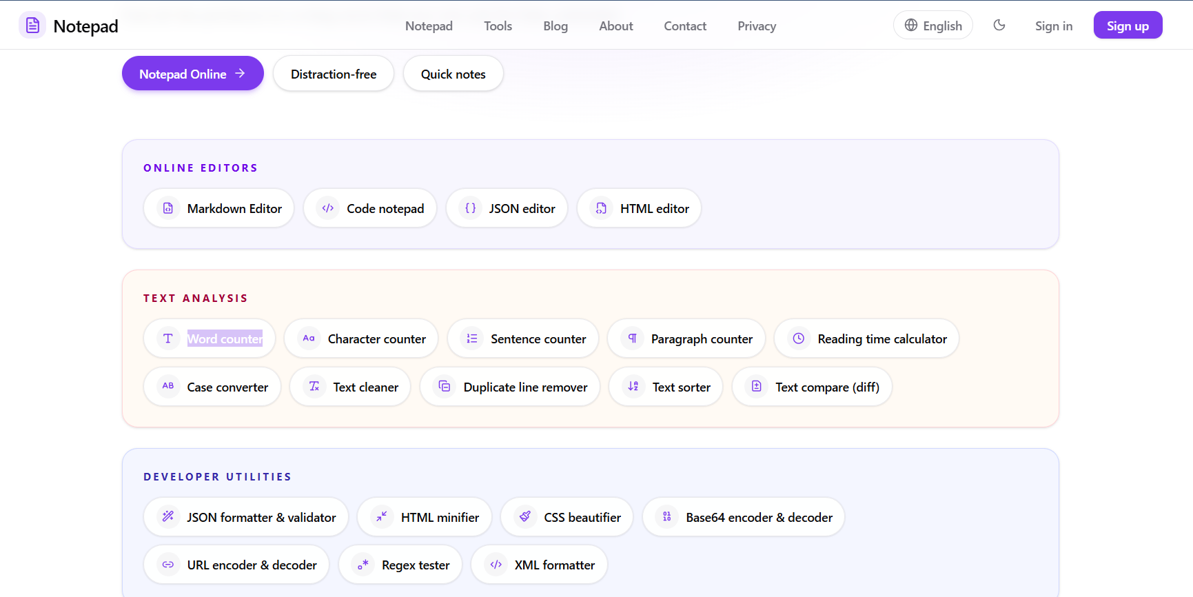 Notepad Online gallery image