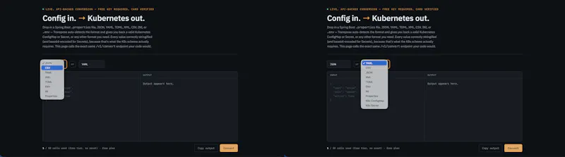 Transpose screenshot 1