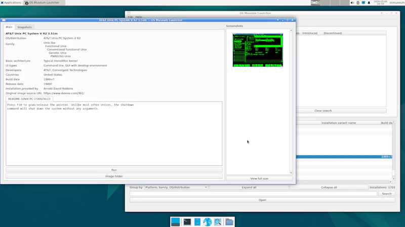 The Virtual OS Museum screenshot 17