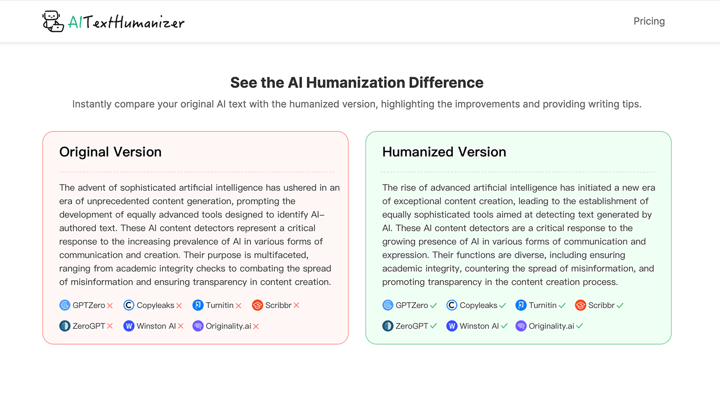 AI Text Humanizer gallery image