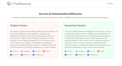 AI Text Humanizer gallery image