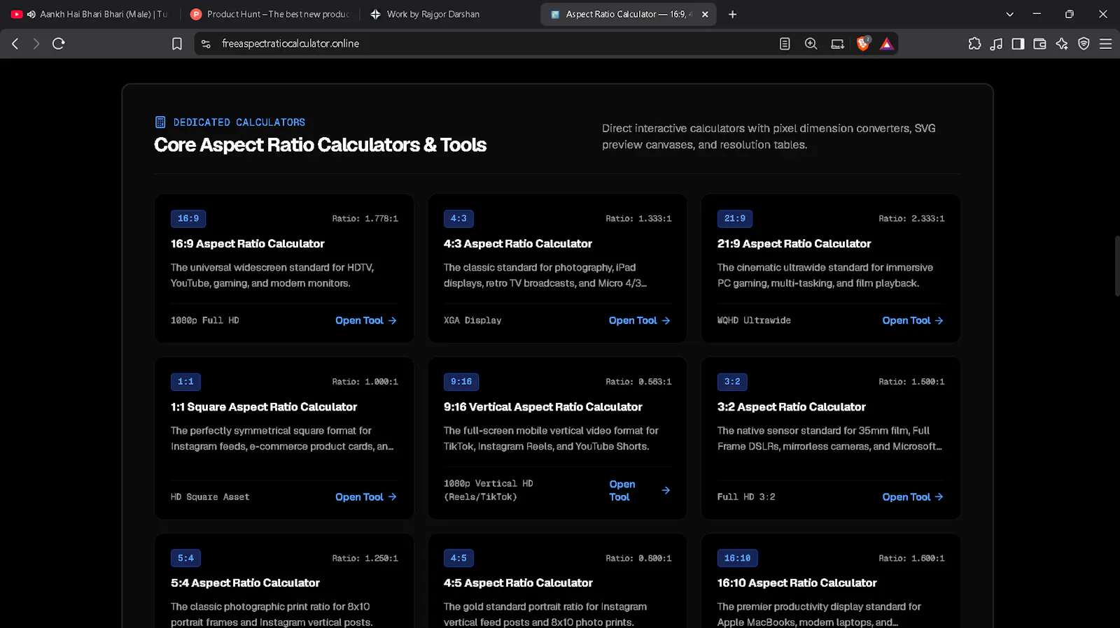Aspect Ratio Calculator screenshot 4