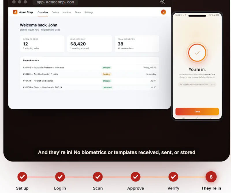 SenseCrypt Biometric Identity Platform screenshot 4