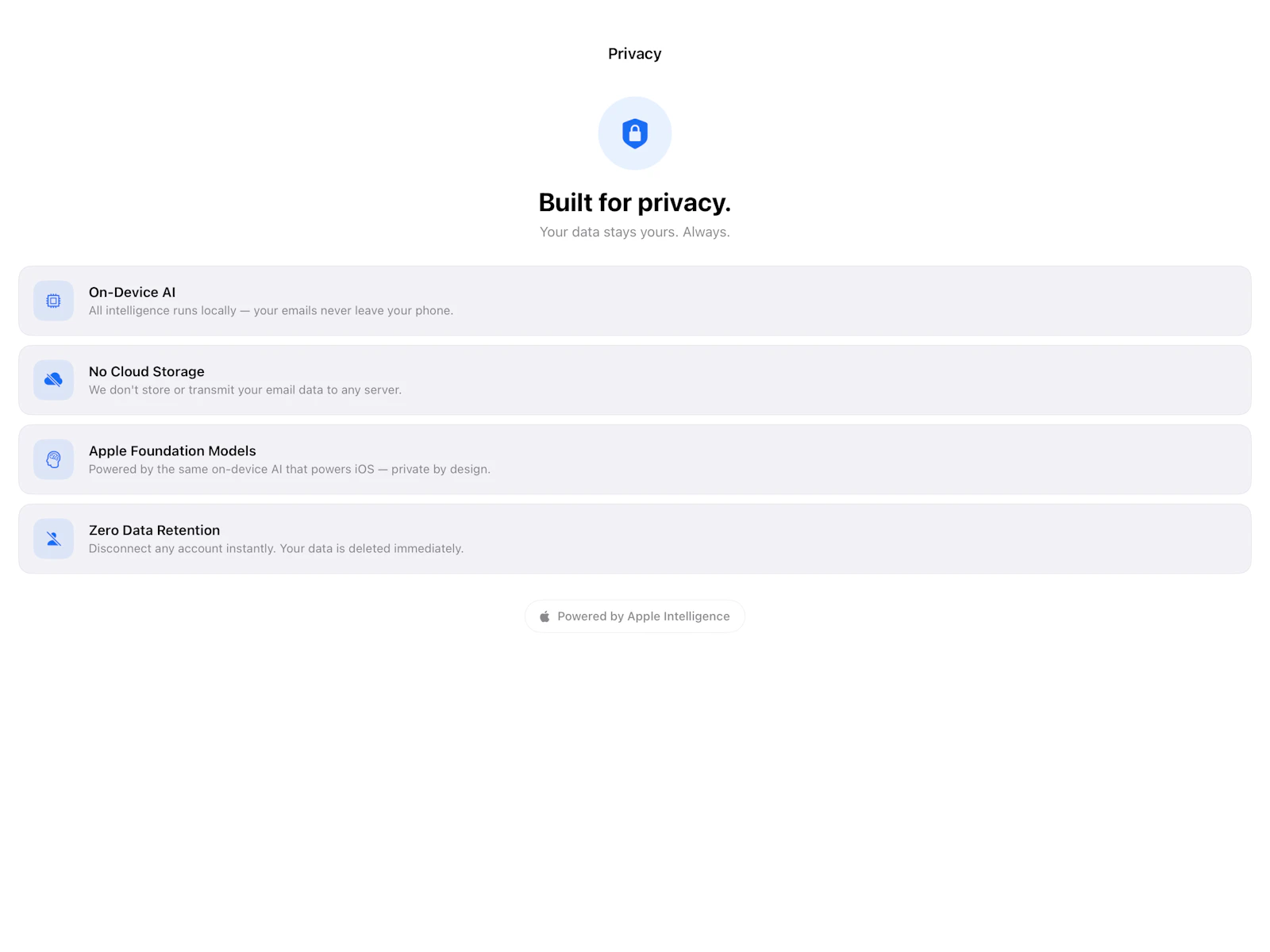 Sorto: AI email client screenshot 3