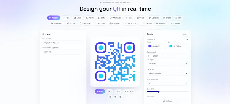 WixelQ screenshot 1