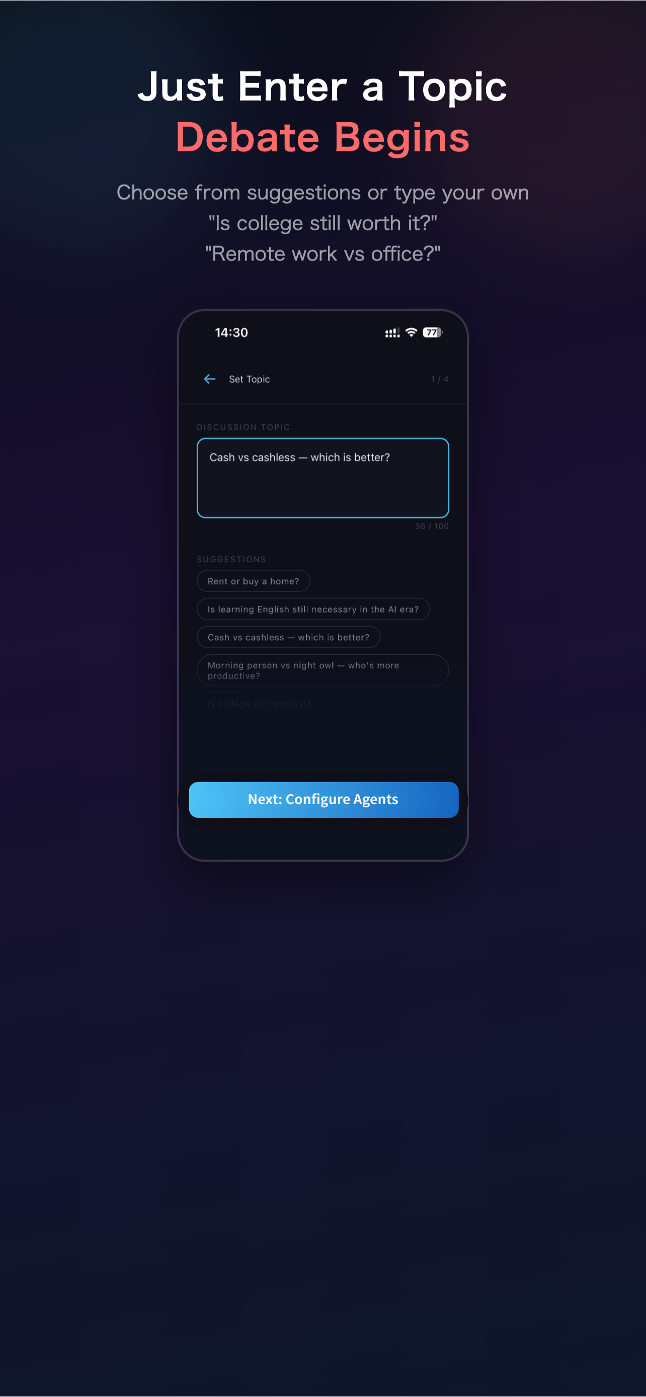 DeVS - AI discussion gallery image