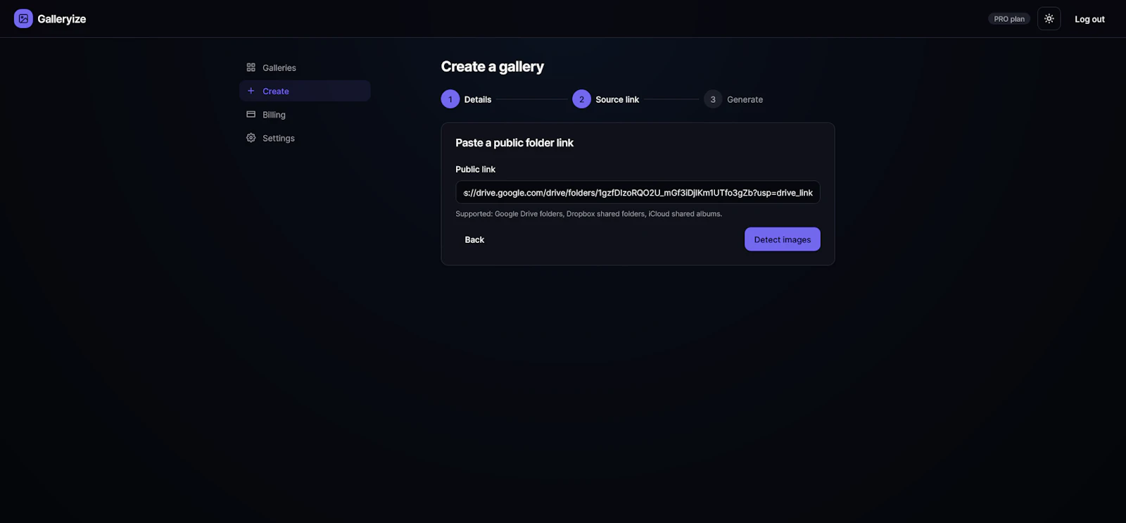 Galleryize screenshot 2