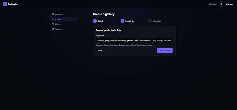 Galleryize screenshot 2